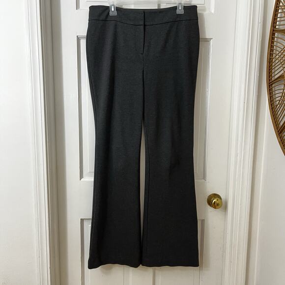 Talbots Gray Pants Womens 10 Flare Minimalist Career‎ Classic Stretch Bootcut - Picture 1 of 5